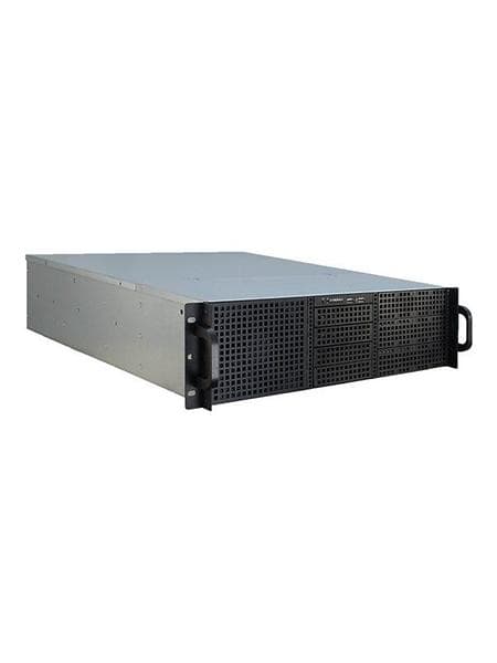 Inter-Tech IPC 3U-30255 (Svart/Transparent)