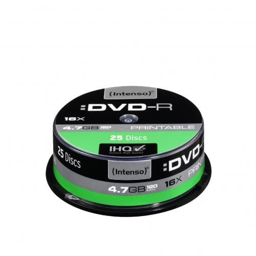 Intenso DVD-R 4,7GB 16x 25-pack Spindel Inkjet