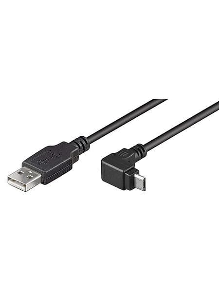 Goobay USB A - USB Micro-B (angled) 2.0 1,8m