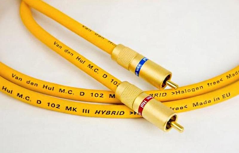 Van den Hul The D-102 III Hybrid 2RCA - 2RCA 0,8m