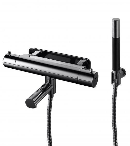 Tapwell Evo Badkarsblandare EVM 026-160 (Svart Krom)