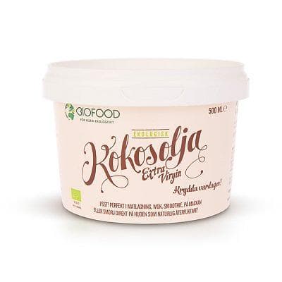 Biofood Kokosolja Extra Virgin Eko 500ml