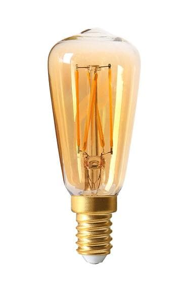 PRhome Elect LED Edison Gold 130lm 2100K E14 2,5W (Dimbar)