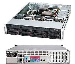 Supermicro SC825TQC-600LP 600W (Svart/Silver)