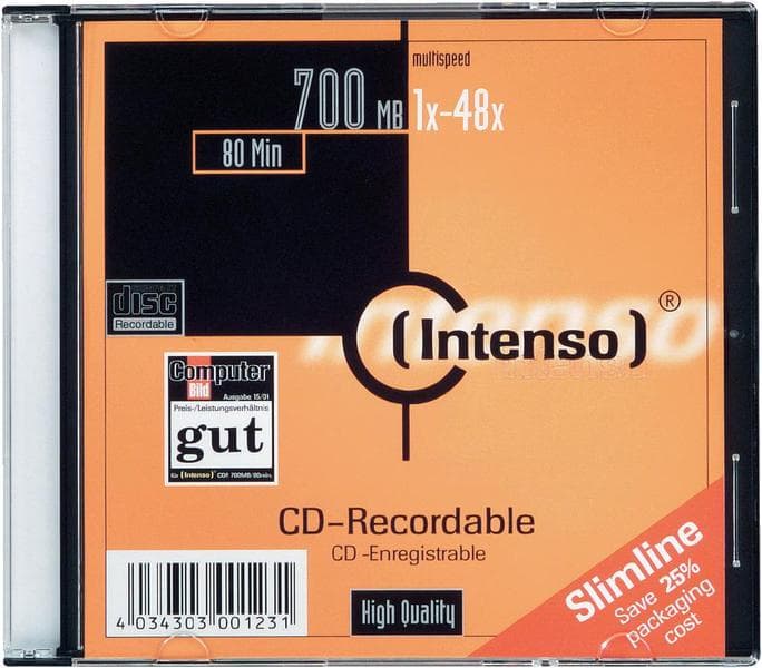Intenso CD-R 700MB 48x 10-pack Jewelcase