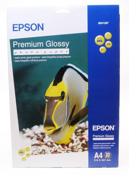 Epson Premium Glossy Photo Paper 255g A4 20st