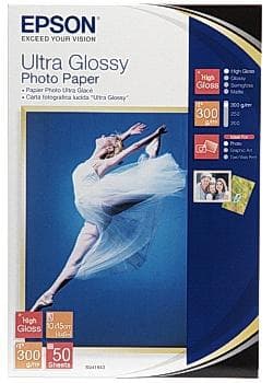 Epson Ultra Glossy Photo Paper 300g 10x15cm 50st