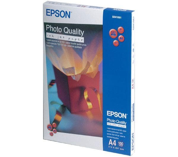 Epson Photo Quality Ink Jet Paper 104g A4 100st