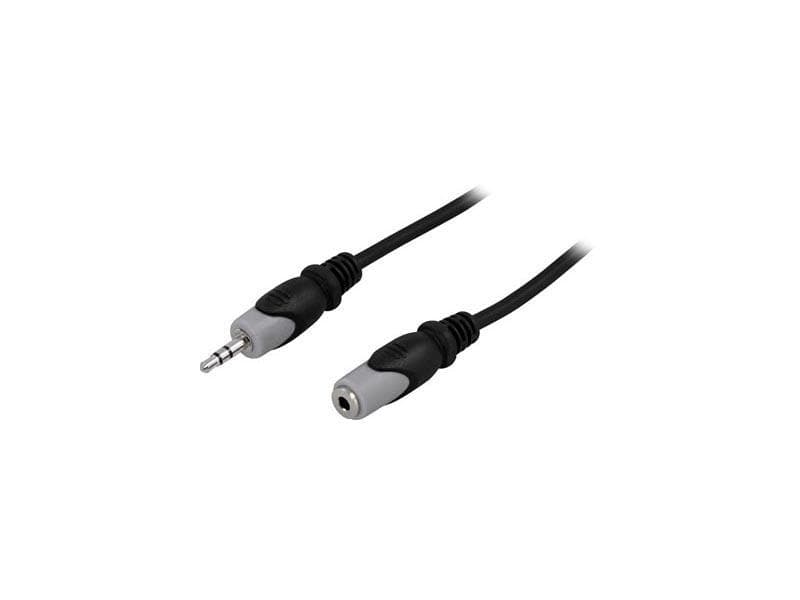 Deltaco 3.5mm - 3.5mm M-F 10m