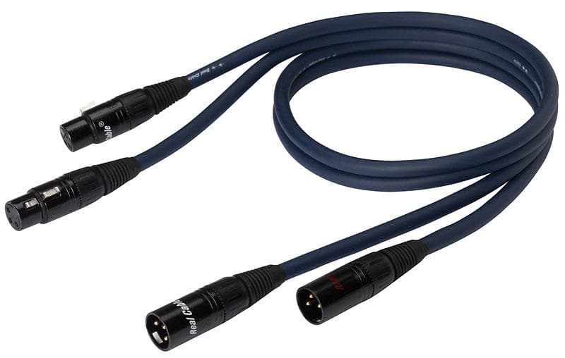 Real Cable XLR 128 2XLR - 2XLR M-F 1m