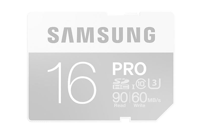 Samsung Pro SDHC Class 10 UHS-I U3 90/60MB/s 16GB
