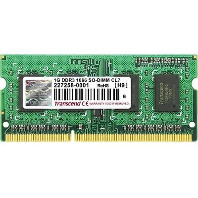 Transcend JetRam SO-DIMM DDR3 1066MHz 1GB (JM1066KSU-1G)