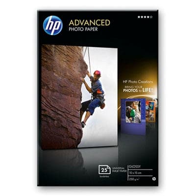 HP Advanced Glossy Photo Paper 250g 10x15cm 25st