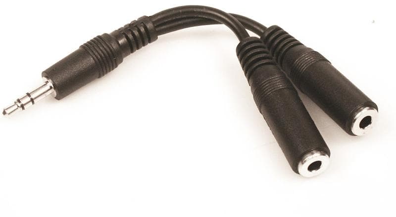 Sandberg 3.5mm - 2x3.5mm M-F Adapter 0,1m