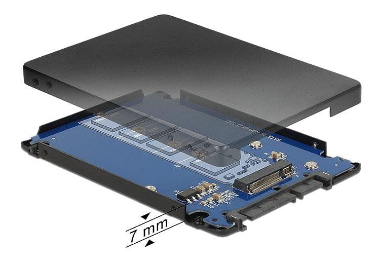 DeLock 2.5" M.2 to SATA (62688)