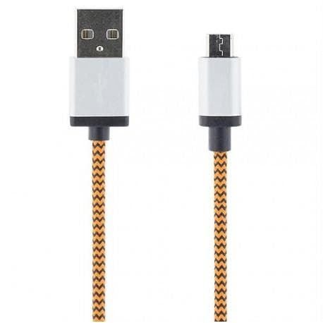 Streetz Braided USB A - USB Micro-B 2.0 2m