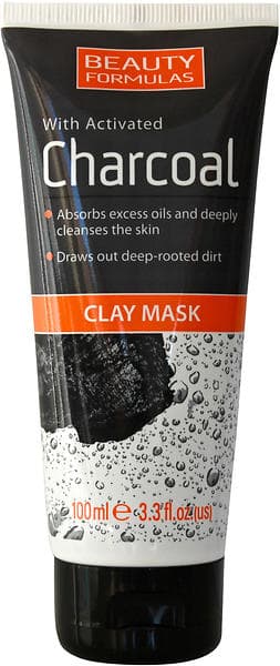 Beauty Formulas Charcoal Clay Mask 100ml