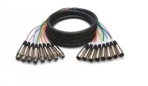 Hosa 8XLR - 8XLR M-F 5m