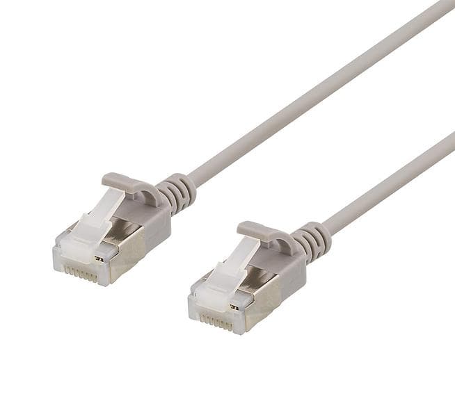 Deltaco Slim U/FTP Cat6a RJ45 - RJ45 LSZH 0,5m