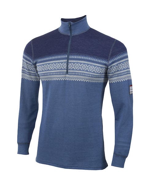 Aclima Designwool Marius Mock Neck LS Shirt Half Zip (Herr)