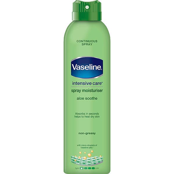 Vaseline Intensive Care Aloe Soothe Spray Moisturizer 190ml
