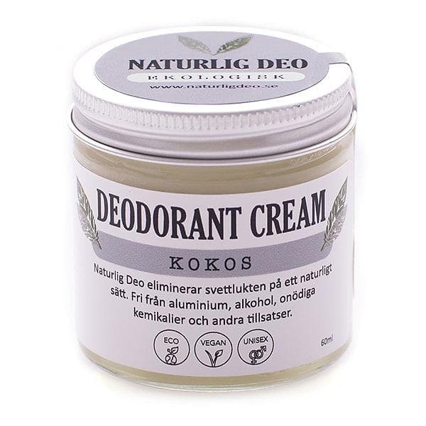Naturlig Deo-Ekologisk Kokos Deo Cream 60ml