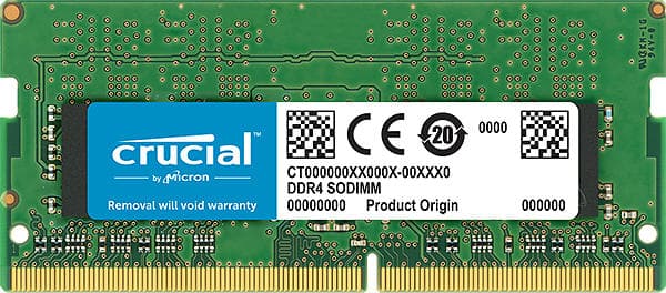 Crucial SO-DIMM DDR4 2400MHz 4GB (CT4G4SFS624A)