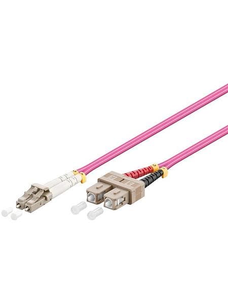 Goobay Multimode OM4 50/125 LC - SC 0,5m