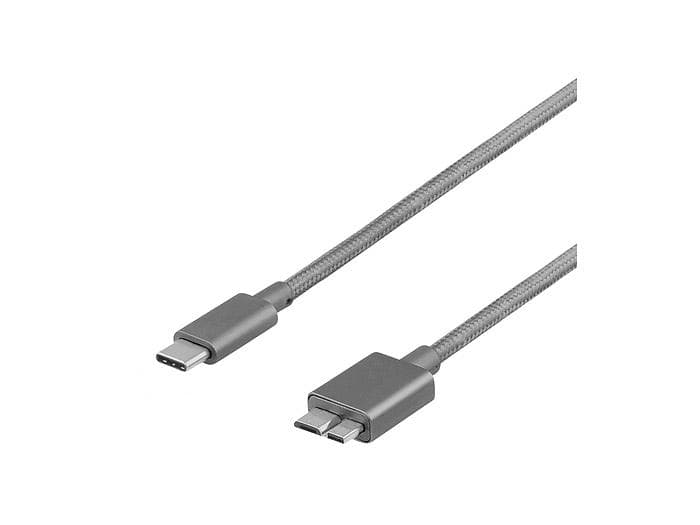 Deltaco Prime USB C - USB Micro-B 3.0 1m