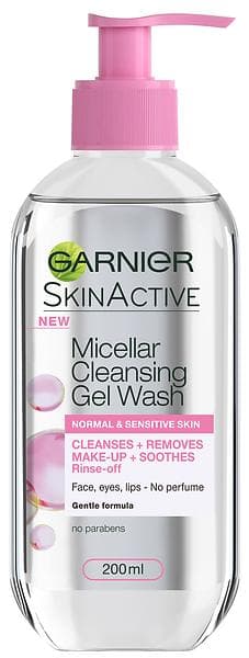 Garnier Micellar Cleansing Gel Wash Sensitive Skin 200ml