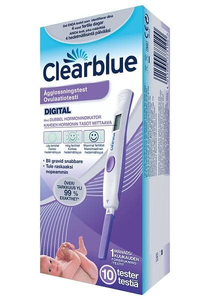 Clearblue Digital Ägglossningstest Med Dubbel Hormonindikator 10-pack