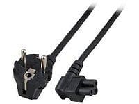 MicroConnect CEE 7/7 - IEC C5 (2x angled) 5m