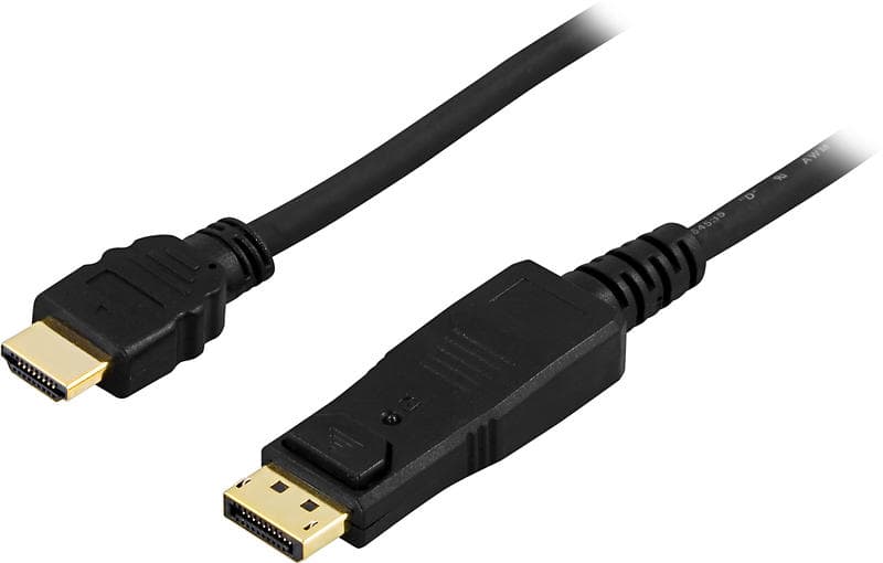 Deltaco HDMI - DisplayPort 2m