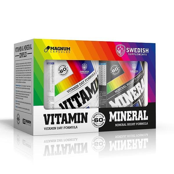 Swedish Supplements Vitamin & Mineral 120st