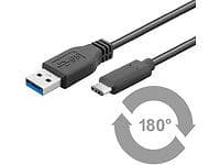 MicroConnect SuperSpeed USB A - USB C 3.0 3m