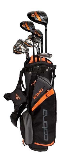 Cobra Golf King Jr (10-12Yrs) with Carry Stand Bag