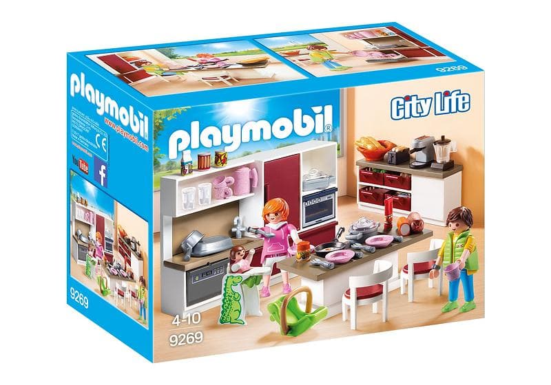 Playmobil City Life 9269 Stort Kök för Hela Familjen