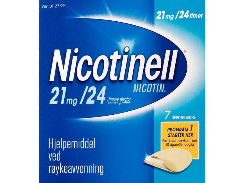 Nicotinell Depotplåster 21mg/24h 7st