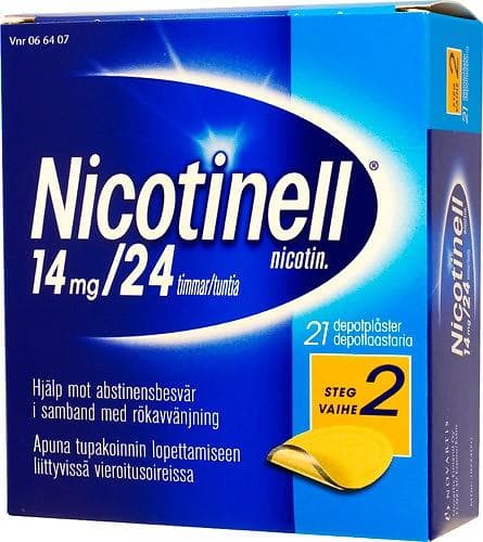 Nicotinell Depotplåster 14mg/24h 21st