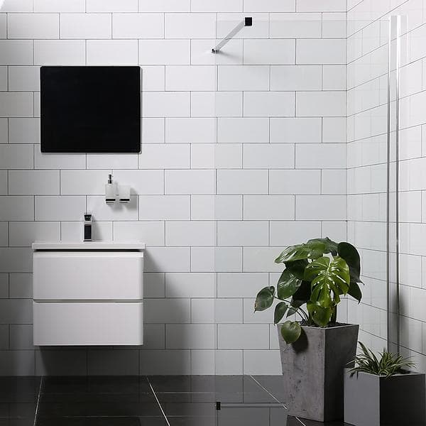 Bathlife Duschvägg Mångsidig Rak 100