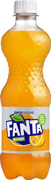 Fanta Zero Orange Glasflaska 0,5l 24-pack