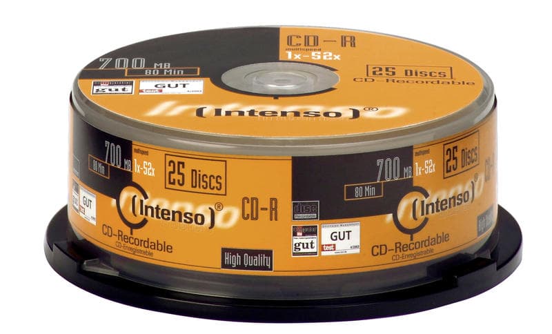 Intenso CD-R 700MB 52x 25-pack Spindel