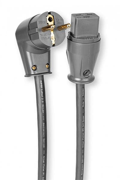Supra Anniversary LoRad 2.5 SPC CS-EU/A CEE 7/7 (angled) - IEC C13 1,5m