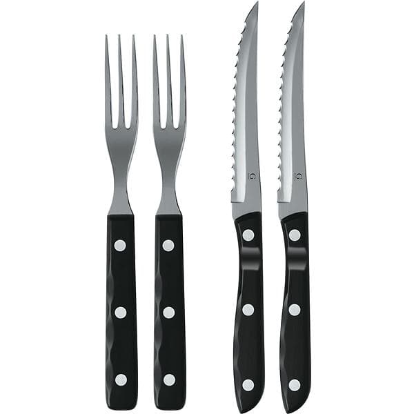 Gense Old Farmer Black Grillbestickset 4 Delar