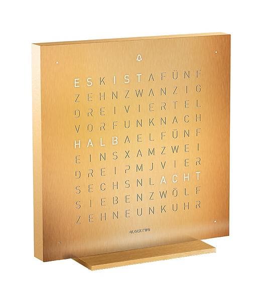 Qlocktwo Touch Golden Legend