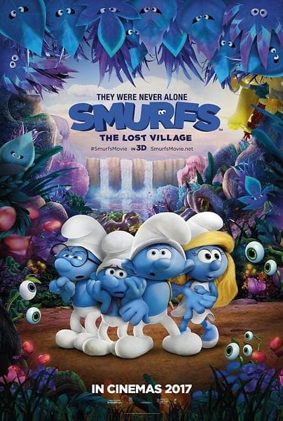 Smurfarna: Den Försvunna Byn (3D) (Blu-ray)