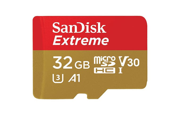 SanDisk Extreme microSDHC Class 10 UHS-I U3 V30 A1 100/60MB/s 32GB