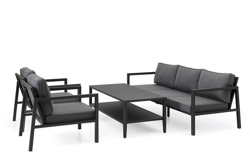 Brafab Grupp Belfort 100x100cm (inkl. 2st Fåtöljer, Soffa)