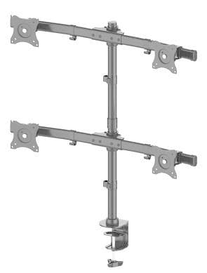 Multibrackets M Deskmount Basic Quad