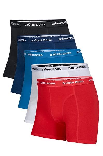 Björn Borg Noos Solids Shorts 5-Pack